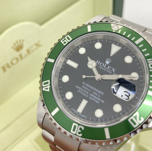 ロレックス サブマリーナ Ref.16610LV メンズ 自動巻き グリーン 箱付き